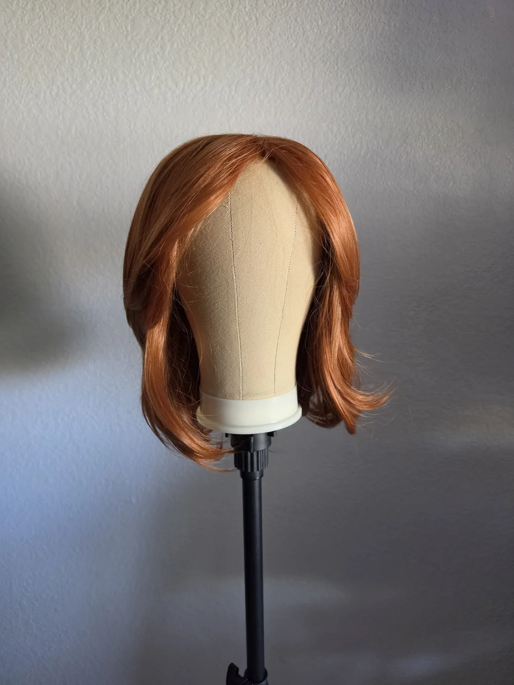 Cosplay Wig For Women Adult Princess, 50s 60s 70s Retro Brown Red Flip Bob Wigs